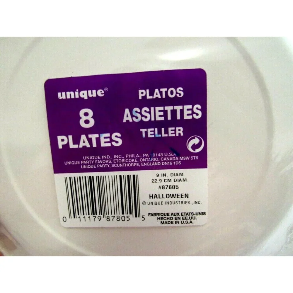 Paper Plates Halloween Party Pumpkin Jack O Lanterns 9